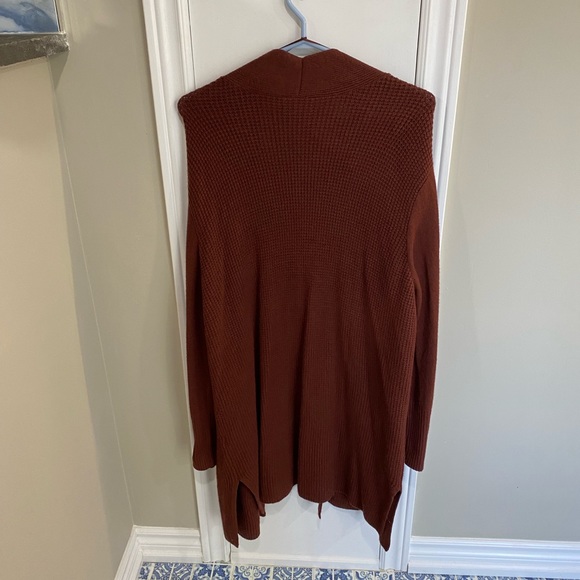 Burgandy/ Orange Cardigan XL - Picture 2 of 3
